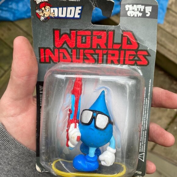 New 2003 Tech Deck Dude World Industries Skate Crew 5 Terminator Wet Willy - Picture 2 of 4